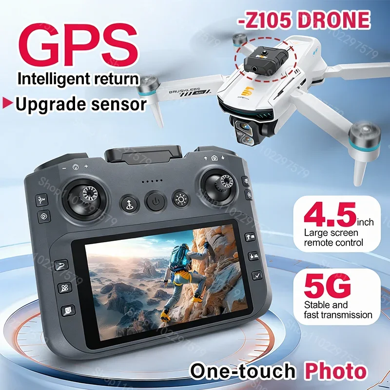 Drone Camera Vlog - Dron Z105 RC Quadcopter con Motor