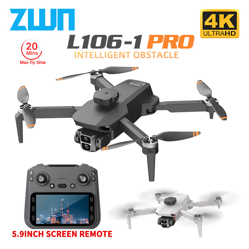 Drone Camera Wide Angle - L106-1PRO GPS Drone profesional con pantalla