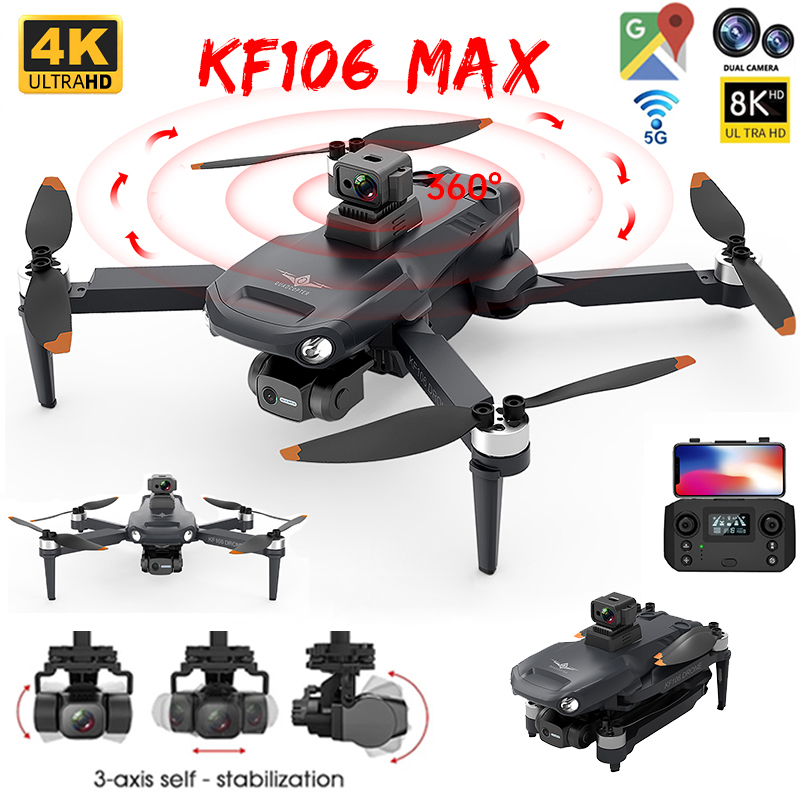 Dron profesional KF106 Max 8K, - Drone Camera Wide Angle reseña y precio