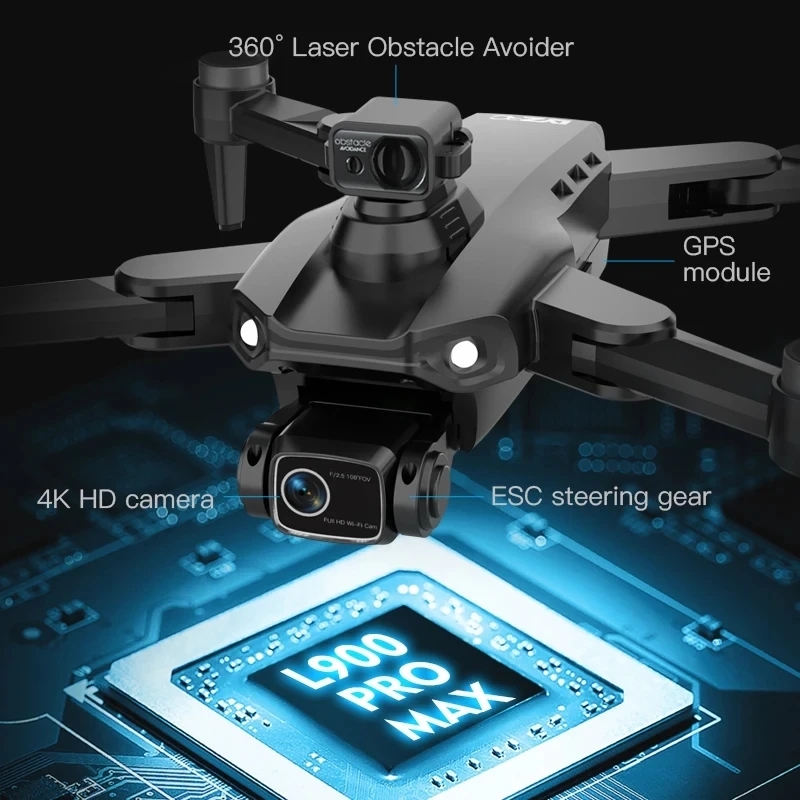 L900 Pro MAX GPS Drone 4K Prof - Drone Camera Hd reseña y precio