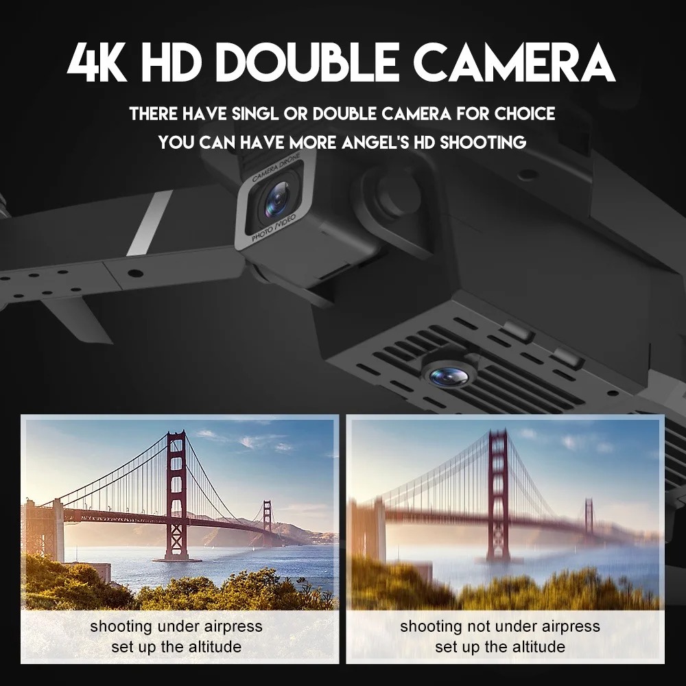 Dron RC Nuevo E88Pro 4K Profes - Drone Camera Wide Angle reseña y precio