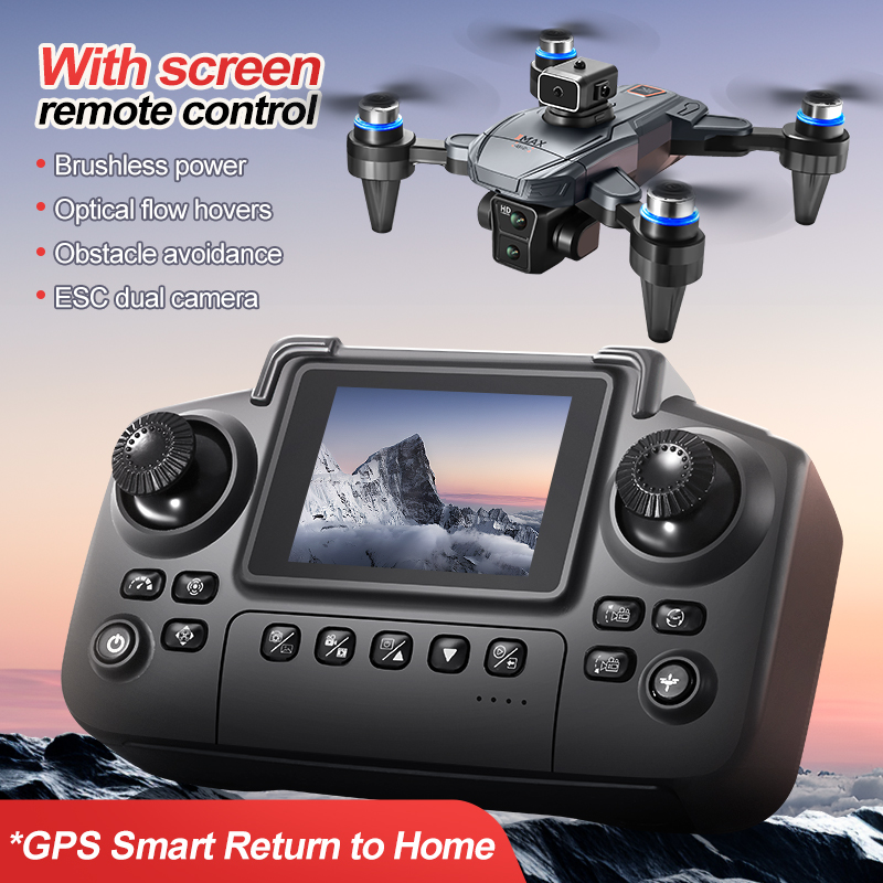 Dron GPS RC con pantalla 4K pr - Drone Camera Mount reseña y precio
