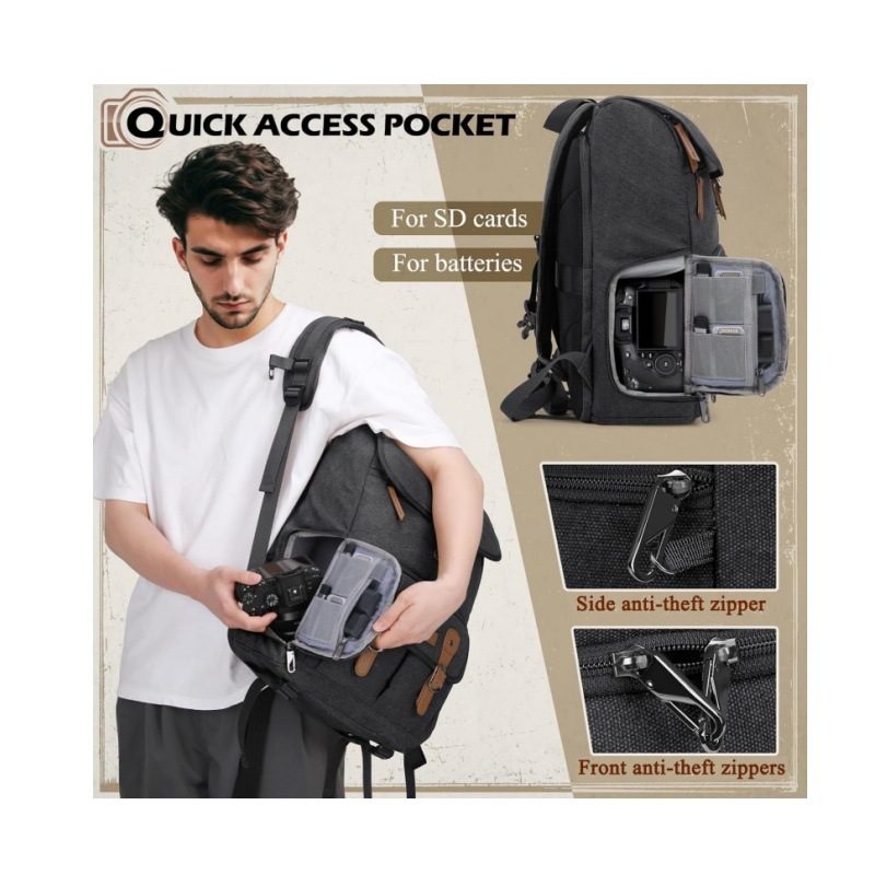 Bolso para cámara DSLR de dobl - Drone Camera Waterproof reseña y precio